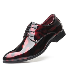 patent leather shoes for man pointed toe formal shoes man designer luxury italian wedding shoes tenis masculino chaussure hommes