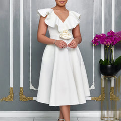 Customized Elegant African Dresses for Women 2025 Africa Clothing Plus Size Wedding Party Dress Dashiki Ankara Office Lady Outfi