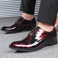 patent leather shoes for man pointed toe formal shoes man designer luxury italian wedding shoes tenis masculino chaussure hommes