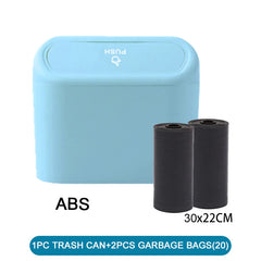 Car Trash Can with Lid