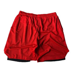 Camo Running Shorts Men Gym Sports Shorts 2 In 1 Quick Dry Workout Training Gym Fitness Jogging Short Pants Summer Men Shorts