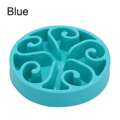 Dog food anti tipping Pet Dog Slow Feeder Bowl Fun Non Slip Anti-Gulping Slower Food Feeding Dishes Eco pet supplies