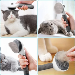 Pet Grooming Slicker Brush Hair Removal Massage Comb