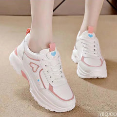 Spring Autumn women's casual comfortable running shoes Fashionable versatile sports shoes Lightweight breathable women sneakers