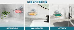 Wall Mounted Soap Holder with Drain