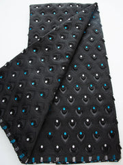 Red Elegant African Damask Brocade Lace Fabric 2025 High Quality 5 Yards Nigerian Jacquard Lace Fabric Gilding for Wedding Dress