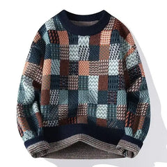 Hippie Grunge Pullovers Male Plus Big Size Thick Knitwear Long Sleeve Designer Casual Streetwear Loose Fit Men's Knit Sweater