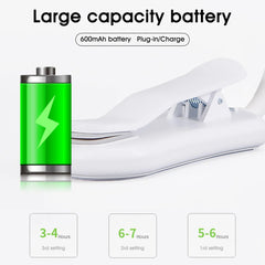 Claeted Rechargeable Clip Reading Light