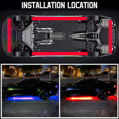 WUMFIRE RGB Car Underbody LED Lights
