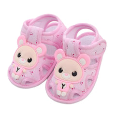 Baby Girls Boys Sandals Cute Flexible Non-slip Summer Flats First Walkers Toddlers Shoes for Casual Home Infants 0-15Months
