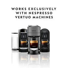Nespresso Capsules Vertuo Double Espresso Medium Roast Espresso Coffee 30-Count Coffee Pods Brews 2.7oz