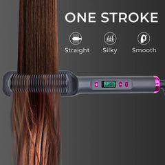 Electric Hair Straightener Comb 220°C Fast Heat