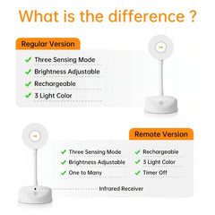 Rechargeable Motion Sensor LED Wall Spotlight