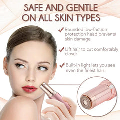 USB charging epilator face hair removal lipstick Shaver electric eyebrow trimmer women hair remover mini Shaver Epilator