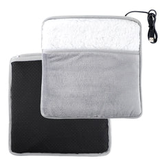 USB Heated Plush Foot Warmer Pad