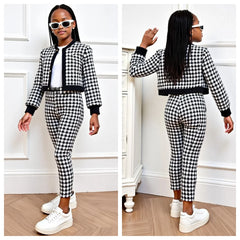 2pcs Set of Girls Outfits Long Sleeves Button Cardigan Jacket + Pants Youngsters's Clothing For Spring/Autumn Casual Wear 5-14