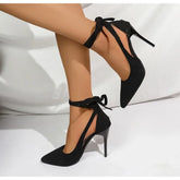 New Women Pumps Suede High Heels Pumps Fashion Office Shoes Stiletto Party Feast Shoes Female Comfort Women Heels Shoe