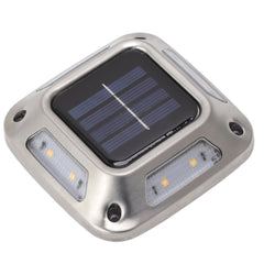 8 LED Solar Ground Light Waterproof IP65 Warm Garden Lamp