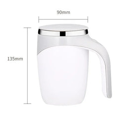 Portable Automatic Stirring Cup Rechargeable Coffee Electric Stirring Stainless Steel Rotating Magnetic Household Drinking Tools