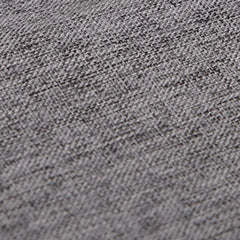 A close-up view of the grey fabric texture used for a cat window hammock.