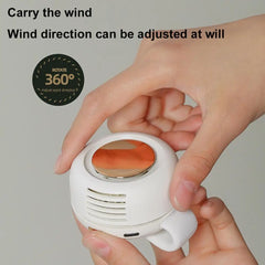 Portable USB Clip Fan 60-Blade