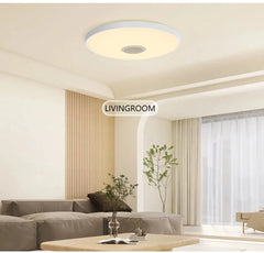 Smart RGB LED Ceiling Light Bluetooth Speaker Remote Control