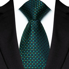Luxury 8CM Men's Necktie Classic Neck Ties For Man Wedding Business Party Polka Dot Jacquard Woven Ascot Accessories Gift