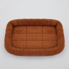 Pet Dog Bed Soft Plush Square Kennel Cat Large Medium Small Dogs Bed Cushion Pet Accessories Cat Dog Sleep Pad House