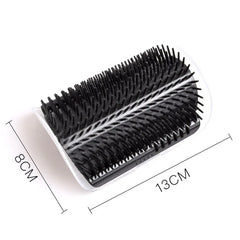 Cat Self Groomer With Catnip Soft Cats Wall Corner Massage Cat Comb Brush Rubs The Face With A Tickling Comb Pet Grooming Supply