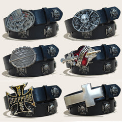 Punk Men's Belt Bohemian Style Fashion Personalized Belt For Men and Women Gothic Rock Y2K Belts For Jeans Dresses & Casual Wear