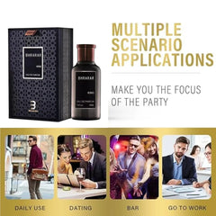 Bharara King Men's Eau de Parfum 3.4oz (100ml) - Refreshing Citrus & Musk Scent Long-Lasting Formaldehyde-Free Fragrance, Daily