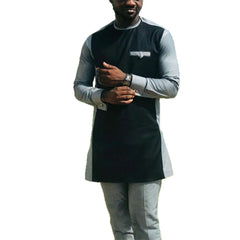 2 pieces kaftan outfits africa set clothing wedding evening dress dashiki african traditional dresses clothes for men 2025