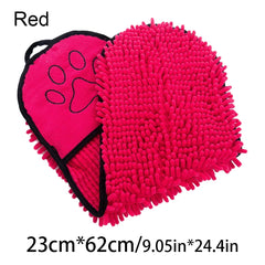 Soft Dog Bath Robe Towel Quick Super Absorbent Pet Bath Towel Cat Bath Towel Convenient Pet Cleaning Washcloth Pet Accessories