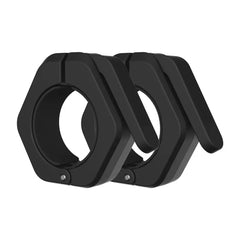Magnetic Weightlifting Barbell Clamps Hexagon Deadlift Barbell Spin Lock Stable Quick Release Barbell Collars Trap Bar