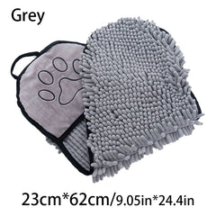 Soft Dog Bath Robe Towel Quick Super Absorbent Pet Bath Towel Cat Bath Towel Convenient Pet Cleaning Washcloth Pet Accessories