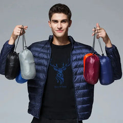 Ultra Light White Duck Down Jacket Men Waterproof Casual Portable Outdoor Lightweight Padded Male Coats Jacket Autumn Winter SHOWLU FASHION STORE