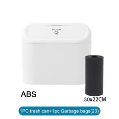 Car Trash Can with Lid