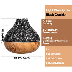 Kinscoter 300ml Ultrasonic Humidifier