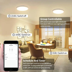 Tuya Smart RGB LED Ceiling Light WiFi Zigbee
