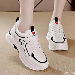 Spring Autumn women's casual comfortable running shoes Fashionable versatile sports shoes Lightweight breathable women sneakers