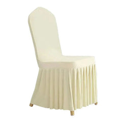 1Pcs Elastic Spandex Universal Chair Cover Skirt Cloth For Hotel Home Modern Wedding Birthday Party Event Dining Seat Decoration SHOWLU FASHION STORE