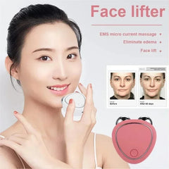 EMS Facial Massager Microcurrent Face Lifting Machine Roller Charging Facial Skin Rejuvenation Beauty Tightening Anti Wrinkle