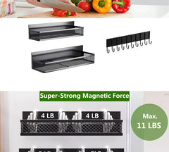 Magnetic Fridge Organizer Shelf