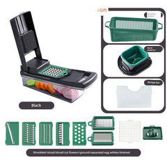 Multi-Functional Grater Vegetable Original Dicer Cut Flower Cut Dicing Planer Vegetable Cutter Machine Salad Shredding Machine Slicing Tool Sets SHOWLU FASHION STORE