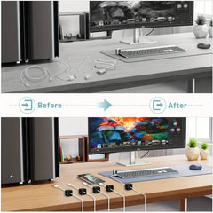 Magnetic Cable Clips Organizer Wire Holder Desk
