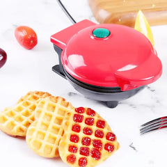 Mini Electric Waffle Maker Non-Stick 350W Compact