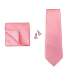HUISHI Men Ties Solid Color Formal Wedding Necktie Jacquard Woven Tie Handkerchief Cufflinks For Men Business Suit 3pcs Wedding
