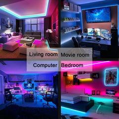 WiFi RGB LED Strip Light 5M Flexible Decorative Tape