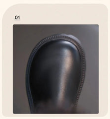 Teenager Girl's Snow Boots Thick Warm Faux Fur Fashion Shoes Platform Waterproof Long Boots For Girls Calf Length Casual Boots SHOWLU FASHION STORE