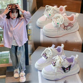 Children's Cute Melody Casual Board Shoes Girl's Cartoon Sneakers Spring and Autumn New Kawaii Kuromi Anti Slip Soft Sole Shoes SHOWLU FASHION STORE
